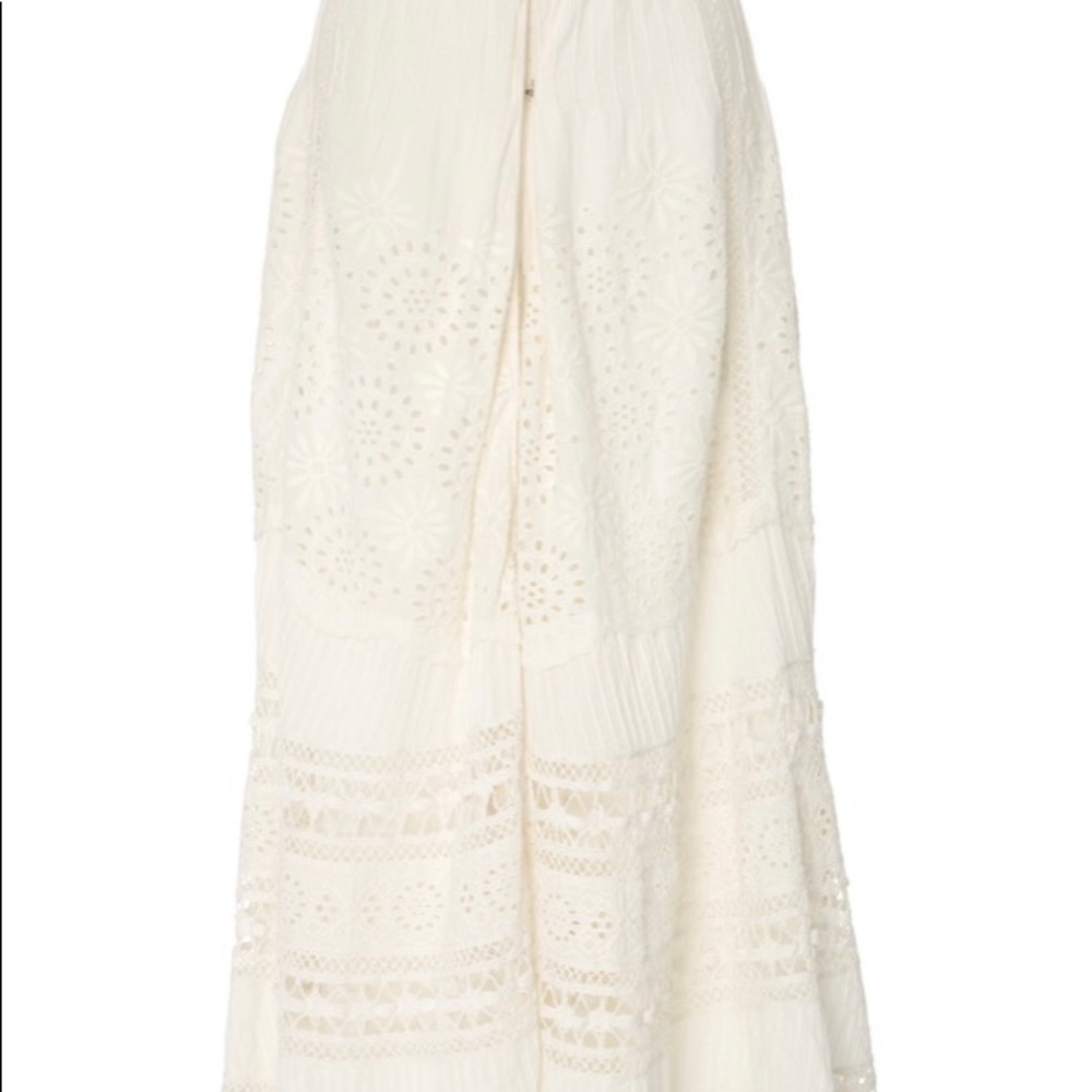 Loveshackfancy Rose Maxi Eyelet Skirt - Picture 2 of 12